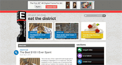 Desktop Screenshot of eatthedistrict.com